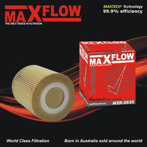 Oil Filter For BMW 1 E81 E82 E87 E88 116i 118i 120i Genuine MAXFLOW® Oil Filter - Picture 1 of 2