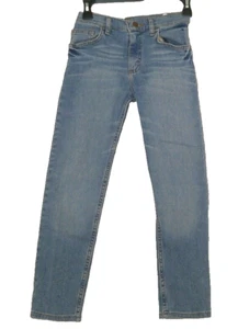 Wrangler Girls Jeans Size 10 Adjustable Waist Straight Leg Denim Pants - Picture 1 of 6