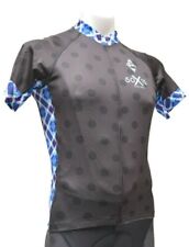Panache 50x15 Cycling Short Sleeve Jersey Men SMALL Black Dots Road Bike MTB
