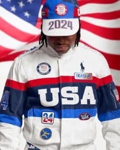 USA TEAM OLYMPISCHE SOMMER 2024 PARIS HOHE QUALITÄT 8X10 GLÄNZEND GEDRUCKTES FOTO - Bild 1 von 1