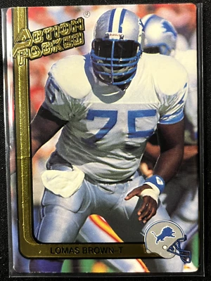 MINT-1991 Action Packed Lomas Brown #72-PLUS LIONS BONUS CARDS - Image 1 of 2