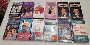 Lot of 12 Factory Sealed VHS Movies Classics, Comedy, Music Dean Martin  - Picture 1 of 16