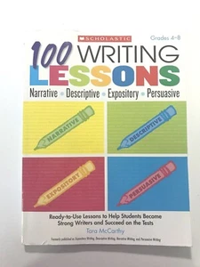100 WRITING LESSONS - Grades 4-8 : Narrative - Descriptive - Expository -...EUC - Imagen 1 de 11
