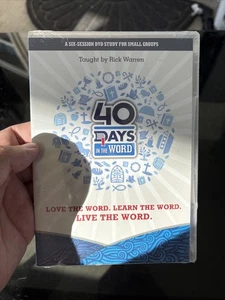 40 Days in the Word Small Group Study DVD Rick Warren New Sealed Bible Study - Bild 1 von 3