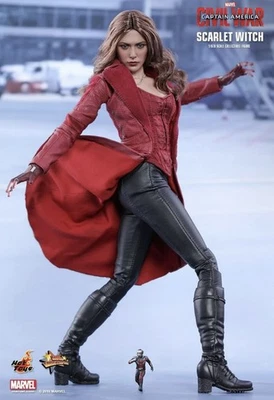 Hot Toys Marvel Captain America Civil War Scarlet Witch Figure MMS 370 RARE - Image 1 of 4