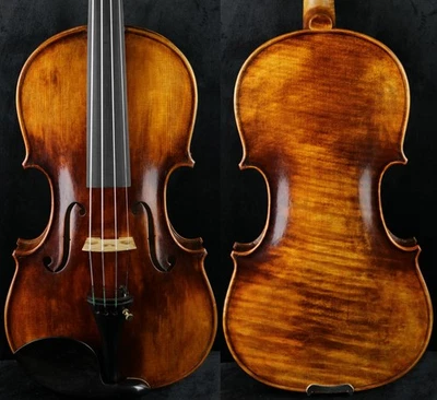 Nicely Master Handmade Violin after Stradivar 1715 Violin Antiqued Oil Varnished - Image 1 of 4