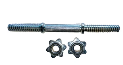 MANGO BARRA BARRA BARRA ROSCADA YORK CROMO 14" con 2 CUELLOS TORNILLO A JUEGO Foto 1 de 4