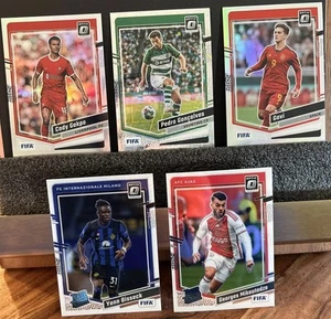 23-24 Panini Soccer Optic 5 Card Lot YANN Rated Rookie GAVI GAK Refractors ⚽️ - Picture 1 of 15