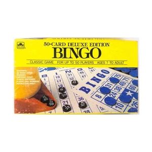Golden Boardgame Bingo (50-Card Deluxe Ed) Box VG - Picture 1 of 1