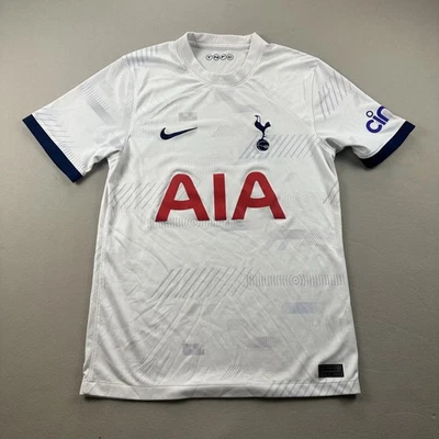 Camiseta Nike Tottenham Hotspur FC para hombre pequeña blanca de fútbol local Dri-Fit 2023-2024 Foto 1 de 4
