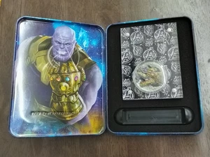 2018 Avenger Infinity War Thanos Fiji 2oz .999 Silver Round In Original Case - Picture 1 of 4