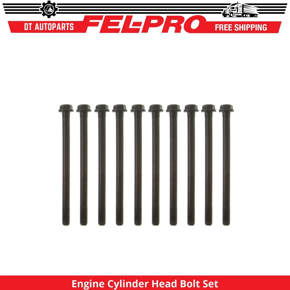 Juego de pernos de culata de motor Fel-Pro 1988 para camioneta Toyota 1987-1995 2,4 L L4 Foto 1 de 1