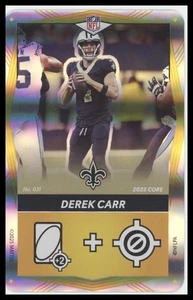 2025 UNO Elite Core Edition - Silver #031 Derek Carr Yellow - Bild 1 von 1
