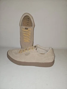 Reef Women's Size 8.5 Lay Day Seas Oasis Leather Beige Beach Causal Shoes NWOT - Picture 1 of 6