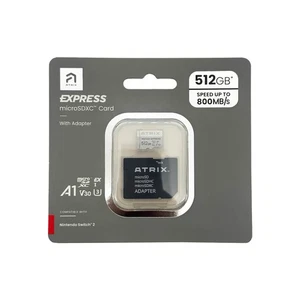 Atrix - Micro SD for Nintendo Switch 2 - 512GB Express Card - Picture 1 of 2