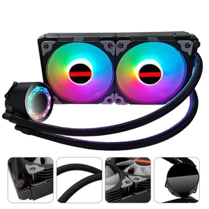 Practical Water-cooled Heat Sink Mute Computer Radiator Plastic Compuetr Cooler - Afbeelding 1 van 12