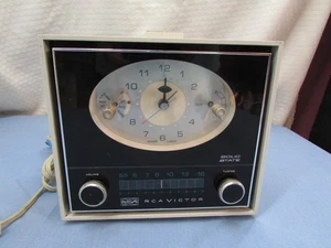 RCA Victor model RHD25J Gray Solid state Clock Radio Atomic appeal repair needed - Picture 1 of 6