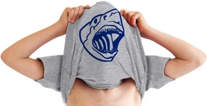 Youth Ask Me Why Im Jawsome Cool Movie Great White Shark Shirt Costume for Kids - Picture 1 of 20