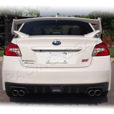 ALERÓN MALETERO TRASERO ABS PINTADO BLANCO 4 PUERTAS ESTILO OE SUBARU WRX STI 2015-2021 Foto 1 de 3