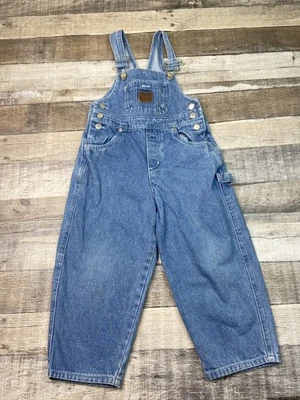 Mono con tirantes Bugle Boy vintage talla 4T azul carpintero jean denim años 90 Foto 1 de 4