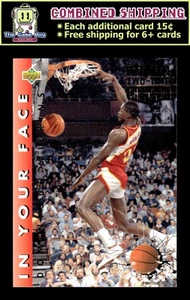 1992-93 Upper Deck In Your Face #454 Dominique Wilkins - Atlanta Hawks - Picture 1 of 2