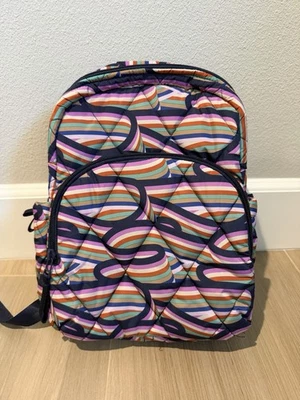 Mochila pequeña Vera Bradley Essential - Cintas retro Foto 1 de 3