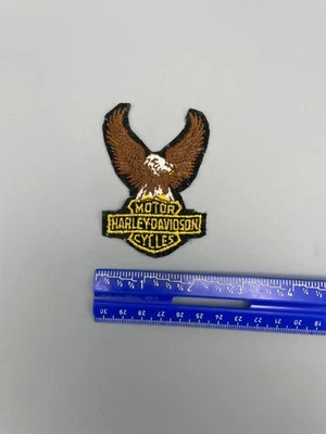 Parche Harley-Davidson Eagle pequeño vintage bordado motocicleta planchar coser Foto 1 de 4