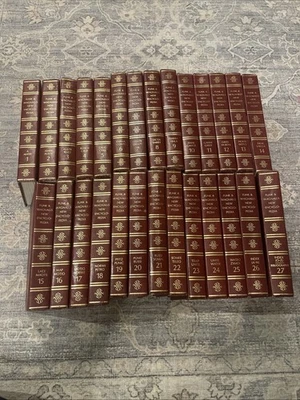 Vintage 1972 FUNK & WAGNALLS New Encyclopedia Complete 27 Book Set - Image 1 of 4