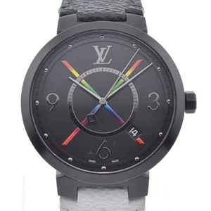 discount with paper LOUIS VUITTON Tambour Slim Rainbow QA113Z Men's □#132093 - Picture 1 of 8