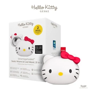 GESKE Hello Kitty Pore Care LED Facial Massager Hot and Cold Facial Massager NEW - Picture 1 of 15