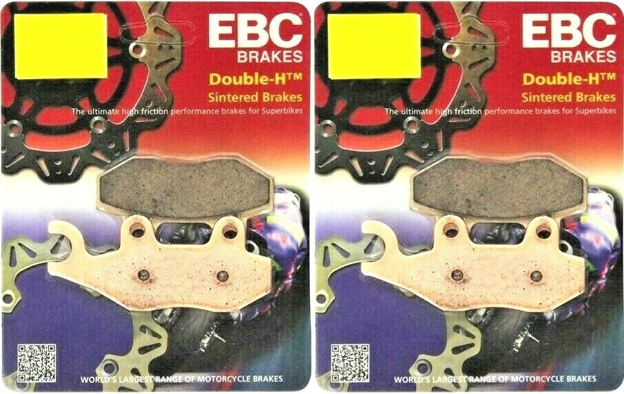 2 Sets EBC Front+Rear Brake Pads Kawasaki Ninja 250R Ninja 300 Ninja400 #FA197HH - Image 1 of 1