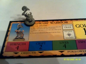 Games Workshop Talismán Guerrero Enano con Tarjeta Imperio Mordheim 3ª Edición - Imagen 1 de 2