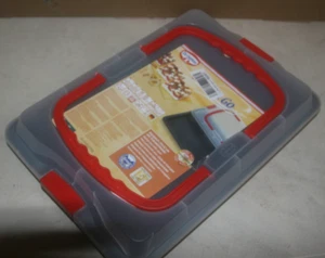 Backform Bräter Rechteckig Antihaft mit Deckel Verkehr Stahl - Bild 1 von 5