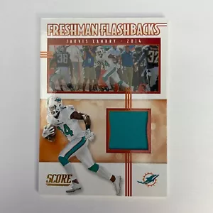 Jarvis Landry Dolphins 2020 Punktzahl Freshman Rückblenden Relikt Fußball Karte FF-JL - Bild 1 von 2