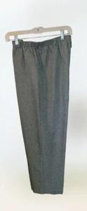 Alfred Dunner Womens Sz 14 Gray Elastic Waist Pull On Pockets Dress Slacks NICE - Picture 1 of 9