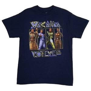 Men's Marvel Black Panther Short Sleeve Graphic T-Shirt - Navy Blue Size XXL NWT - Picture 1 of 1