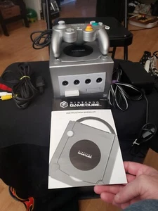 Nintendo Game Cube With Memory Card Controller Accessories PLATINUM TESTED - Picture 1 of 24