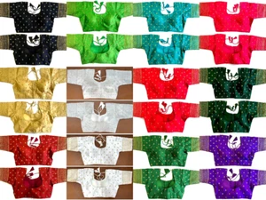 Saree Blouse Readymade Designer Sari Choli Indian Party Wear Bollywood Dress - Picture 1 of 14