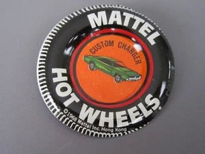 B116 Hot Wheels Redline Hong Kong 1968 Custom Charger Button Badge Metal Genuine - Picture 1 of 4