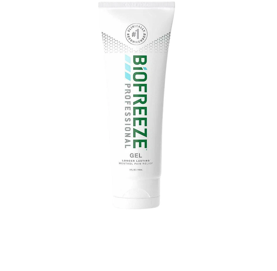 Biofreeze Professional Pain Relief 4oz GEL Tube Pack of 3