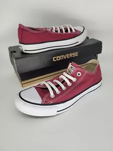 Converse All Star Ox Maroon. Chuck Taylor Unisex Gr. 5 Sneaker Rot Schuhe - Bild 1 von 22