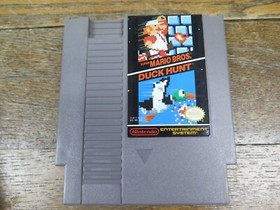 Super Mario Bros./Duck Hunt (NES Nintendo Entertainment System, 1988) TESTED