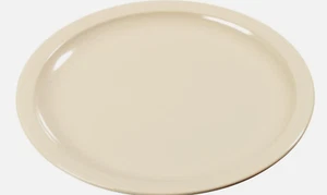 Reusable Plastic Dessert Plate for Home and Restaurant, Melamine, 6.5 Inches, Ta - Bild 1 von 5