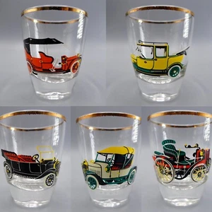 Juego de vasos de coche francés vintage x5 - años 60 - Austin, Morris, Ford... - Imagen 1 de 8