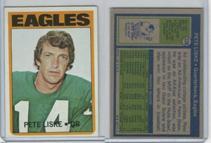 1972 Topps Football, #228 Pete Liske, Philadelphia Eagles - Bild 1 von 1