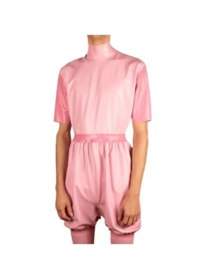 100% Latex Uniform Gummi Catsuit Cosplay Party Body Overall S-XXL 0,4mm - Bild 1 von 3