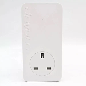 DEVOLO 1200+ dLAN Add-On GIGABIT PASSTHROUGH POWERLINE ADAPTER W2535 - Picture 1 of 3