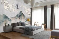 3D Crane Tree N2003 Wallpaper Wall Mural Removable Self-adhesive Sticker Eve