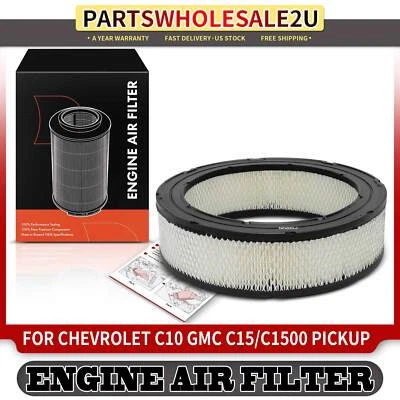 Filtro de aire del motor para Chevrolet Impala GMC B3500 Pontiac Acadian Buick Invicta Foto 1 de 4