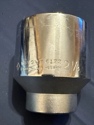 Wright Tool 6172,  2-1/4”, 3/4” Drive, Standard Socket 12-Point, USA - Image 1 of 3